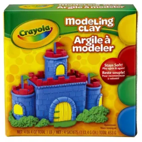 (12 Ea)Modeling Clay 4 Ct Pcs Per Bx