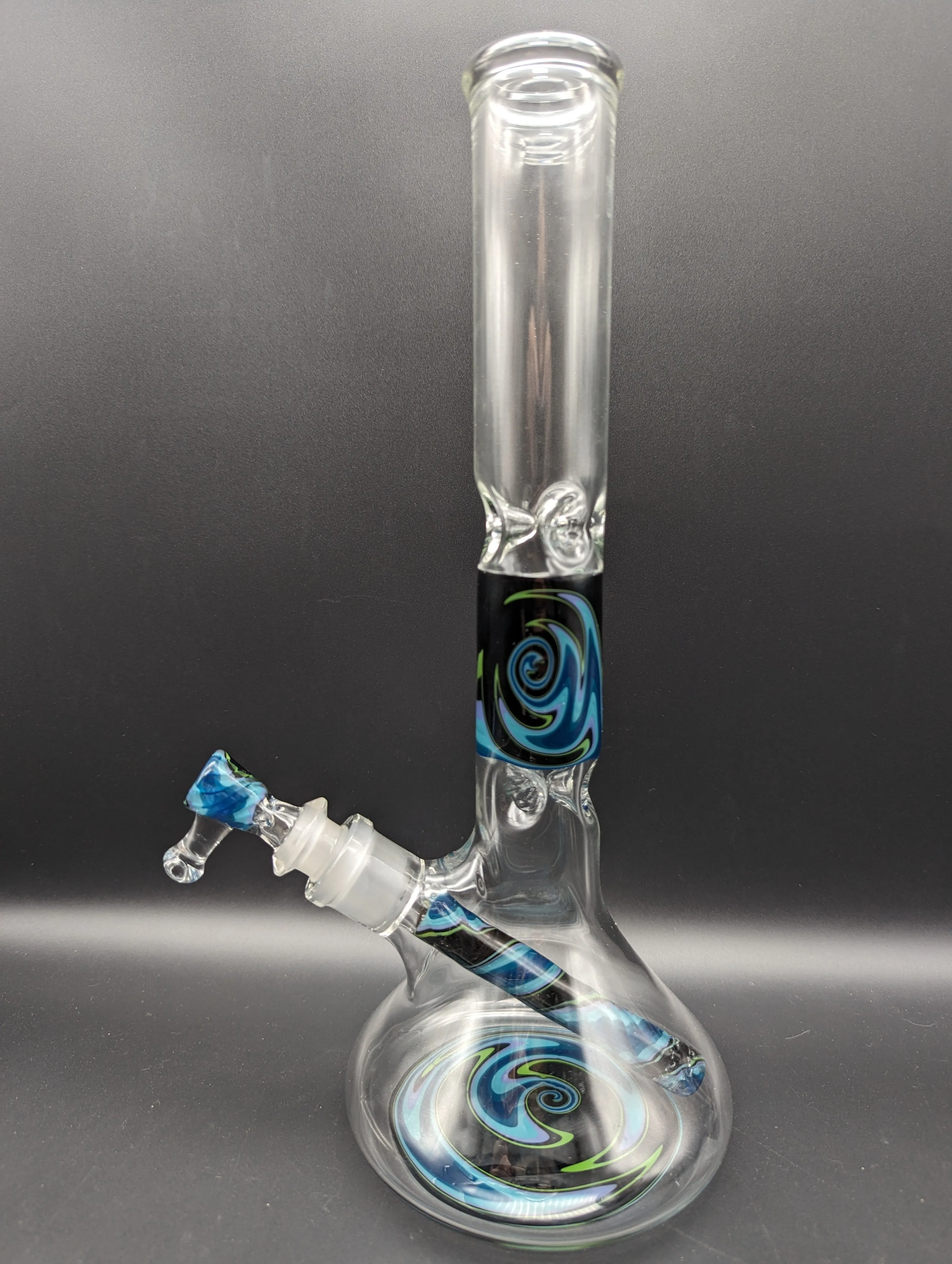 12.5 Wig Wag Beaker - By Texas Hot Glass