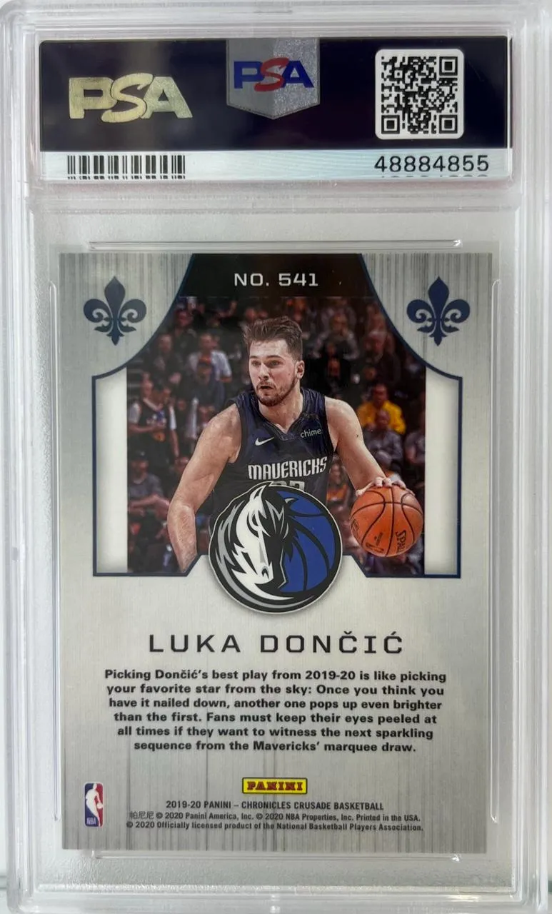 2019-20 Panini Chronicles Crusade Luka Doncic - PSA 10