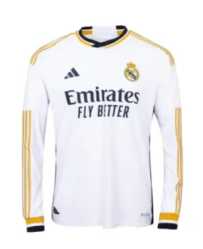 23/24 Real Madrid Home Kit Long Sleeve