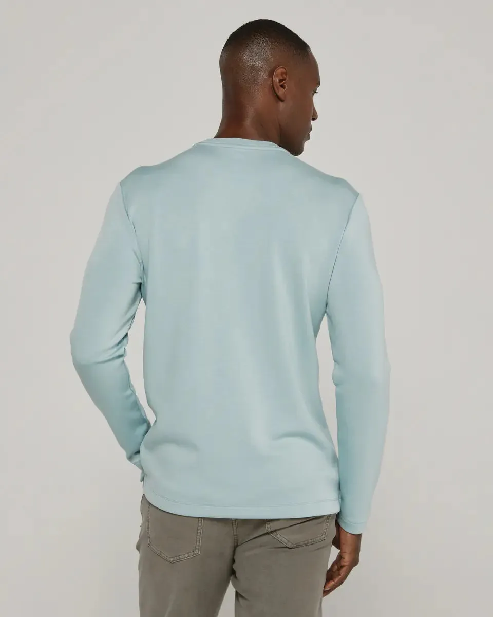 '7Diamonds' Men's REV Long Sleeve Tee - Seafoam