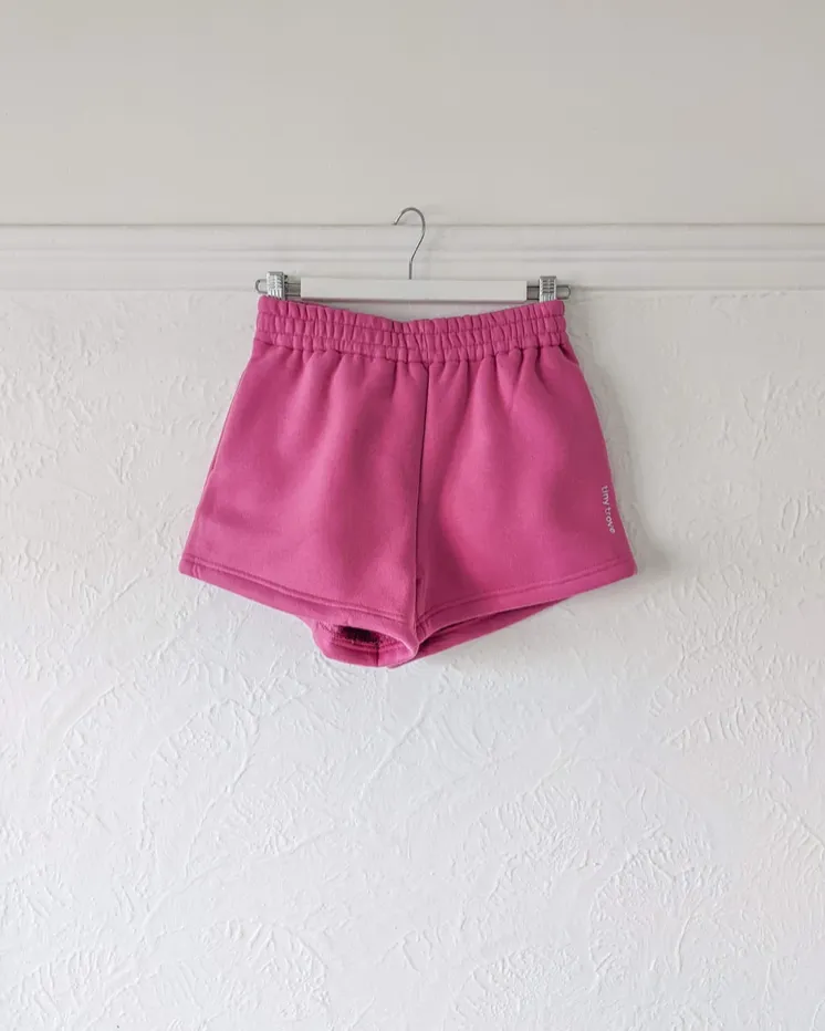 Adult Frankie Logo Shorts Pink