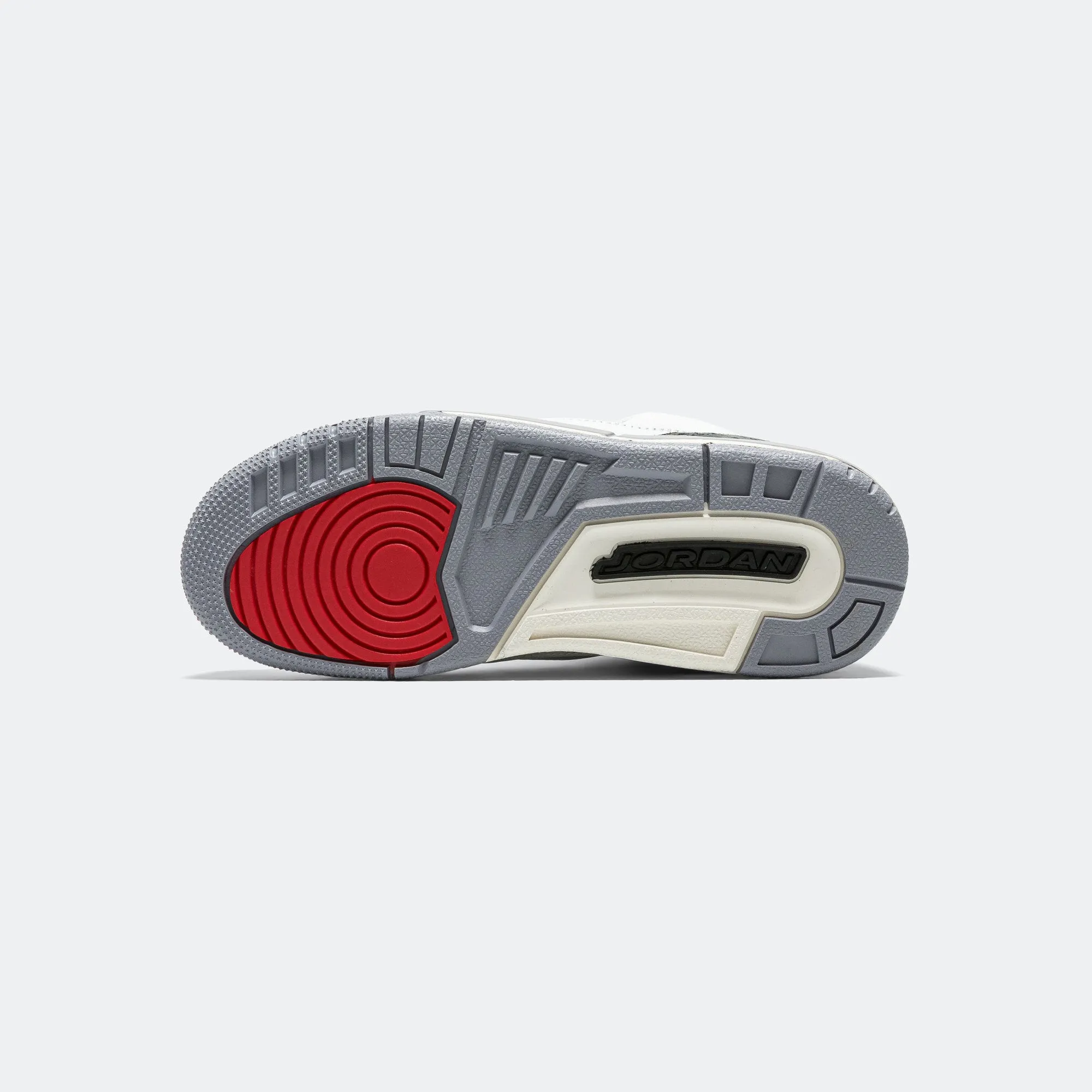 Air Jordan 3 Retro (GS) - Summit White/Fire Red-Cement Grey