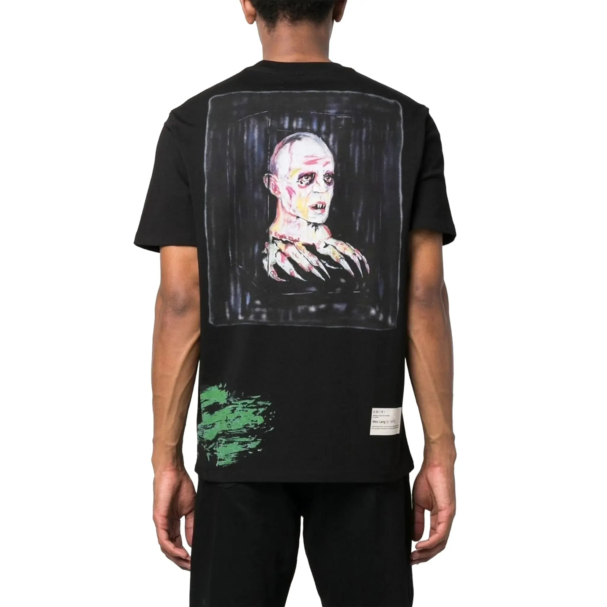 Amiri Wes Lang Blood 38' Black T Shirt