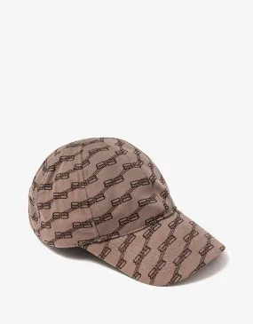 Balenciaga Beige BB Monogram Cap