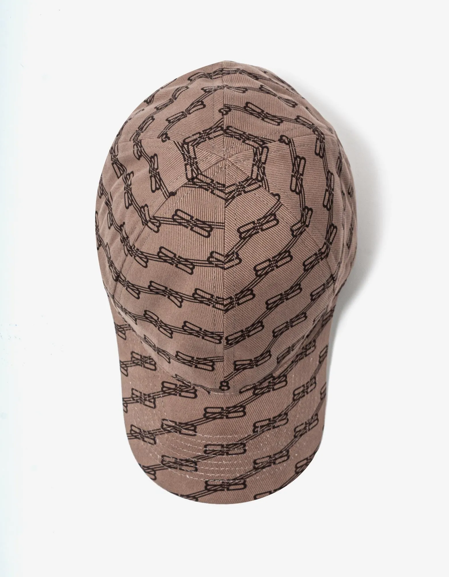 Balenciaga Beige BB Monogram Cap