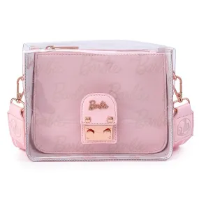 Barbie Rose Gold Pouch and Clear Crossbody