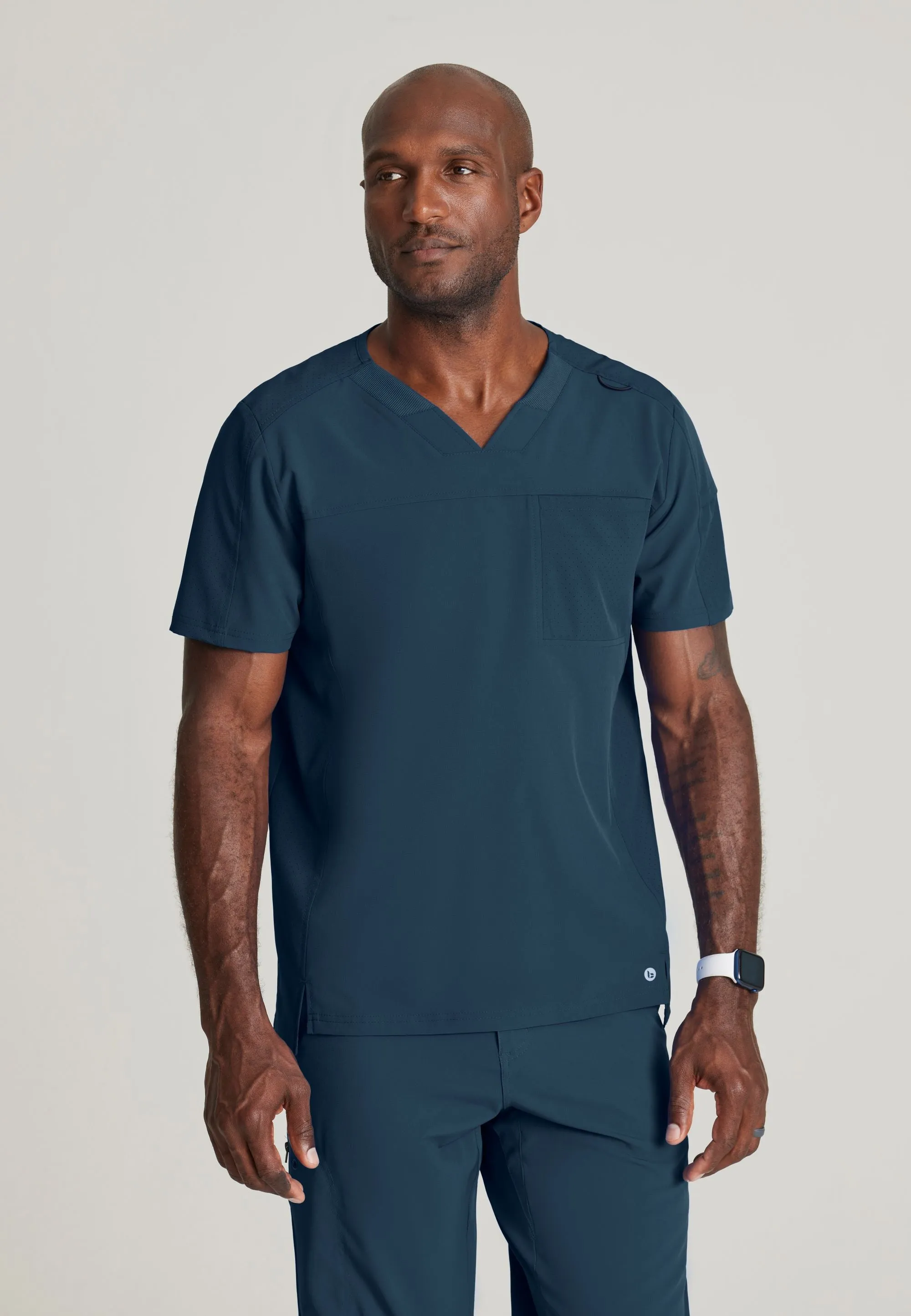 Barco One BOT195 Men's 2 Pocket Scrub Top