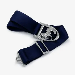 Belt "Oxford Blue" with silver Logo Badge