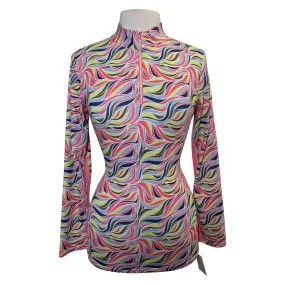 Bette and Court Sunshirt in Multi Waves - Women's Small