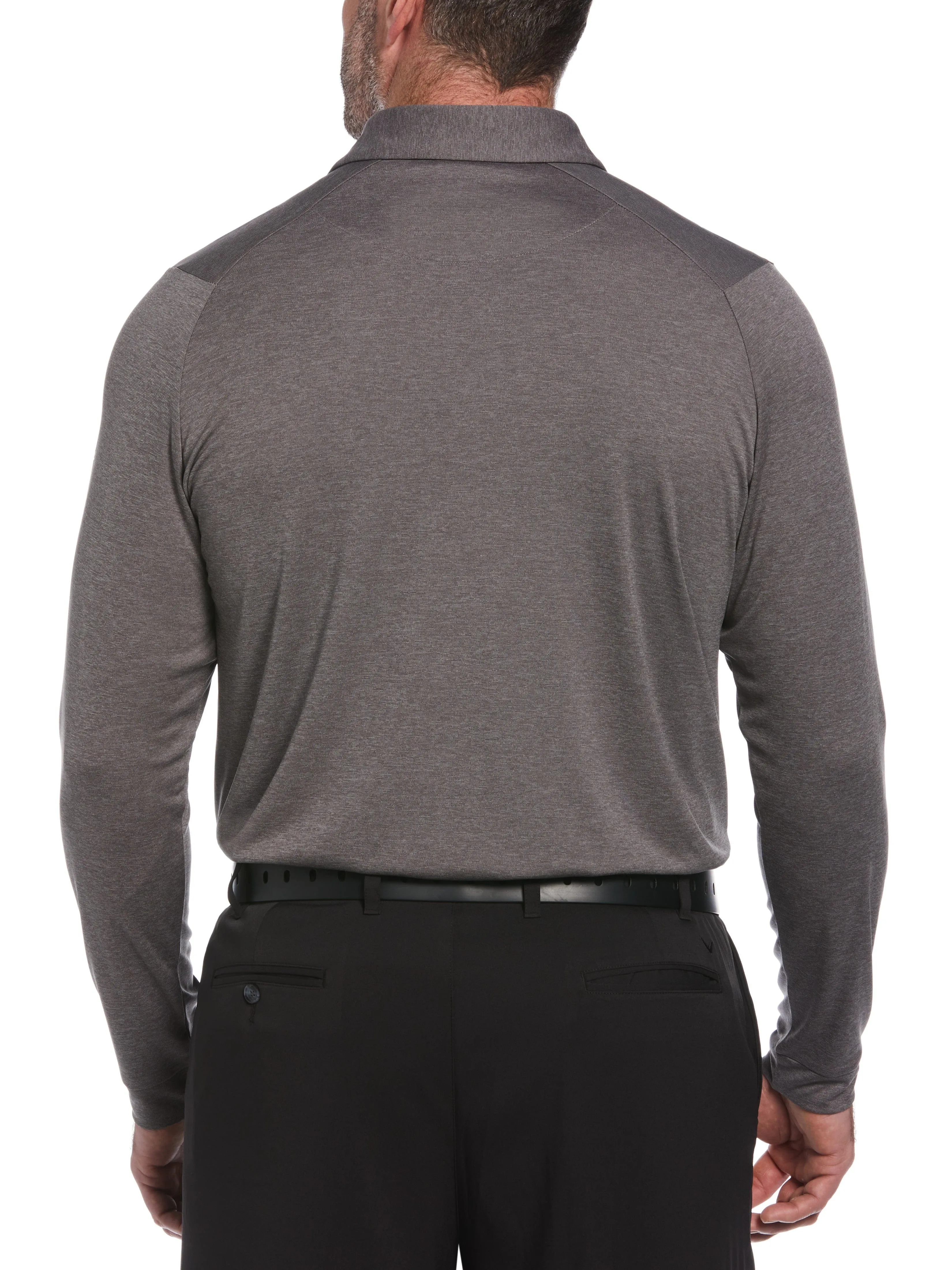 Big & Tall Swing Tech Essential Long Sleeve Polo