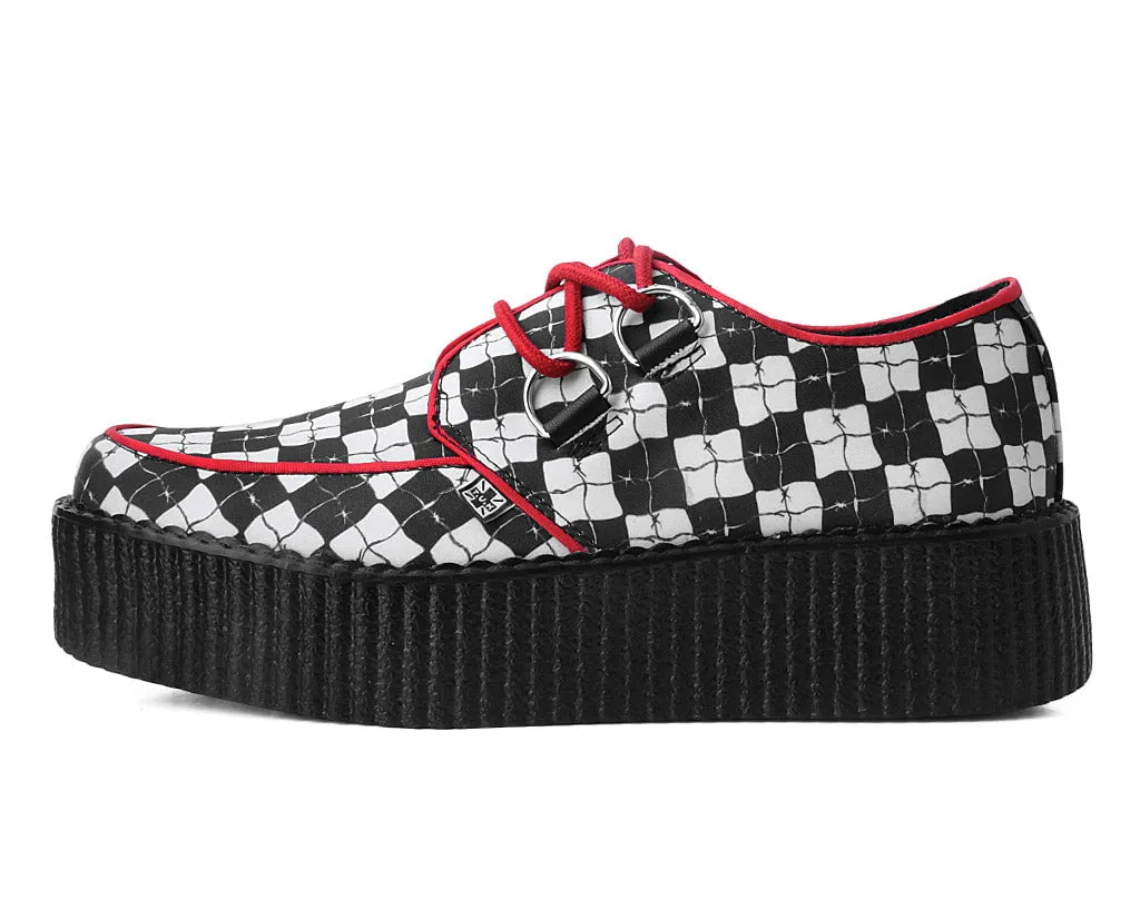 Black & White Checkered Barbwire Viva Mondo Creeper