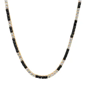 Black & White Diamond Dream Tennis Necklace