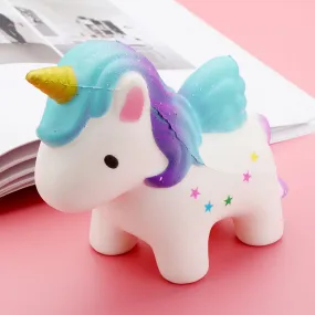 Blue Unicorn Squishy