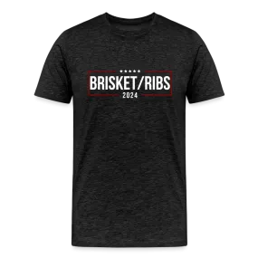 Brisket/Ribs 2024: A Culinary Campaign for the Ultimate Barbecue Unity Premium T-Shirt