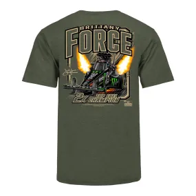 Brittany Force Miltary 2X T-Shirt