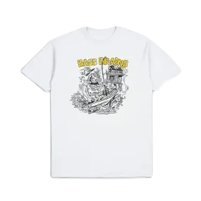 Brixton Bass Brains Monster T-Shirt White