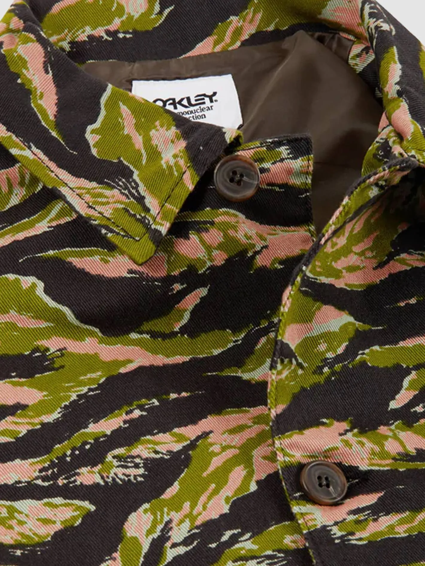 CASACA OAKLEY TIGER CAMO COACH JACKET TNP