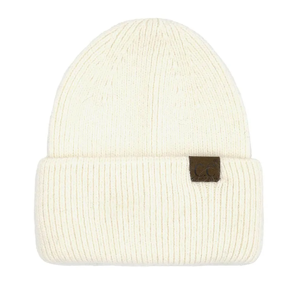 C.C Double Cuff Beanie Hat