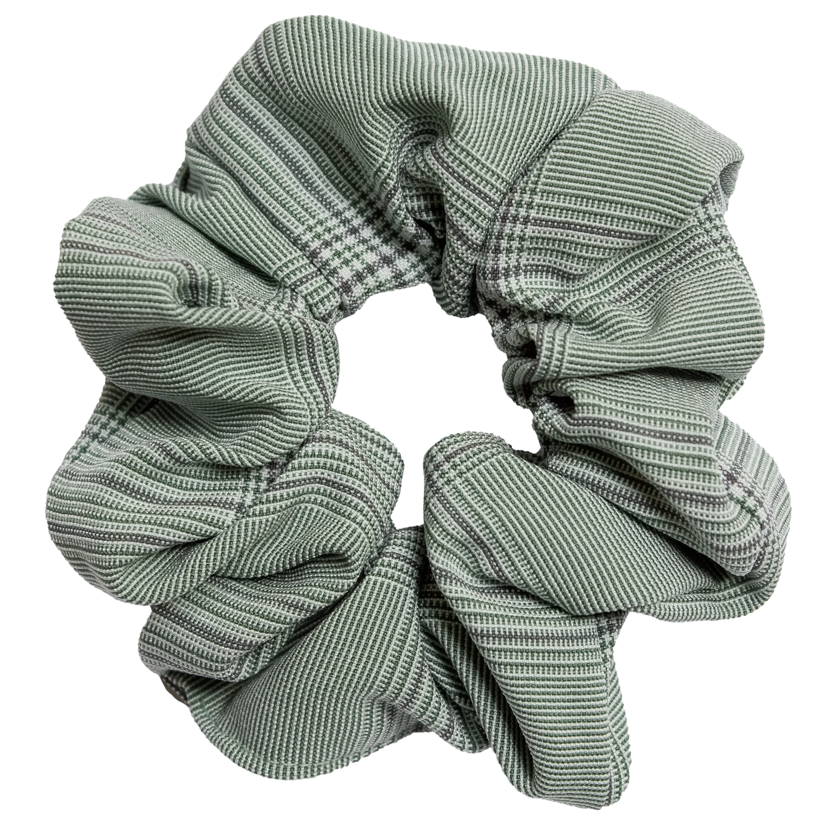 Cher Plaid Scrunchie in Green