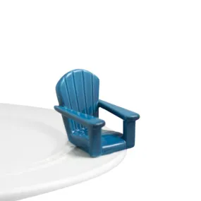 Chillin' Blue Chair Mini by Nora Fleming