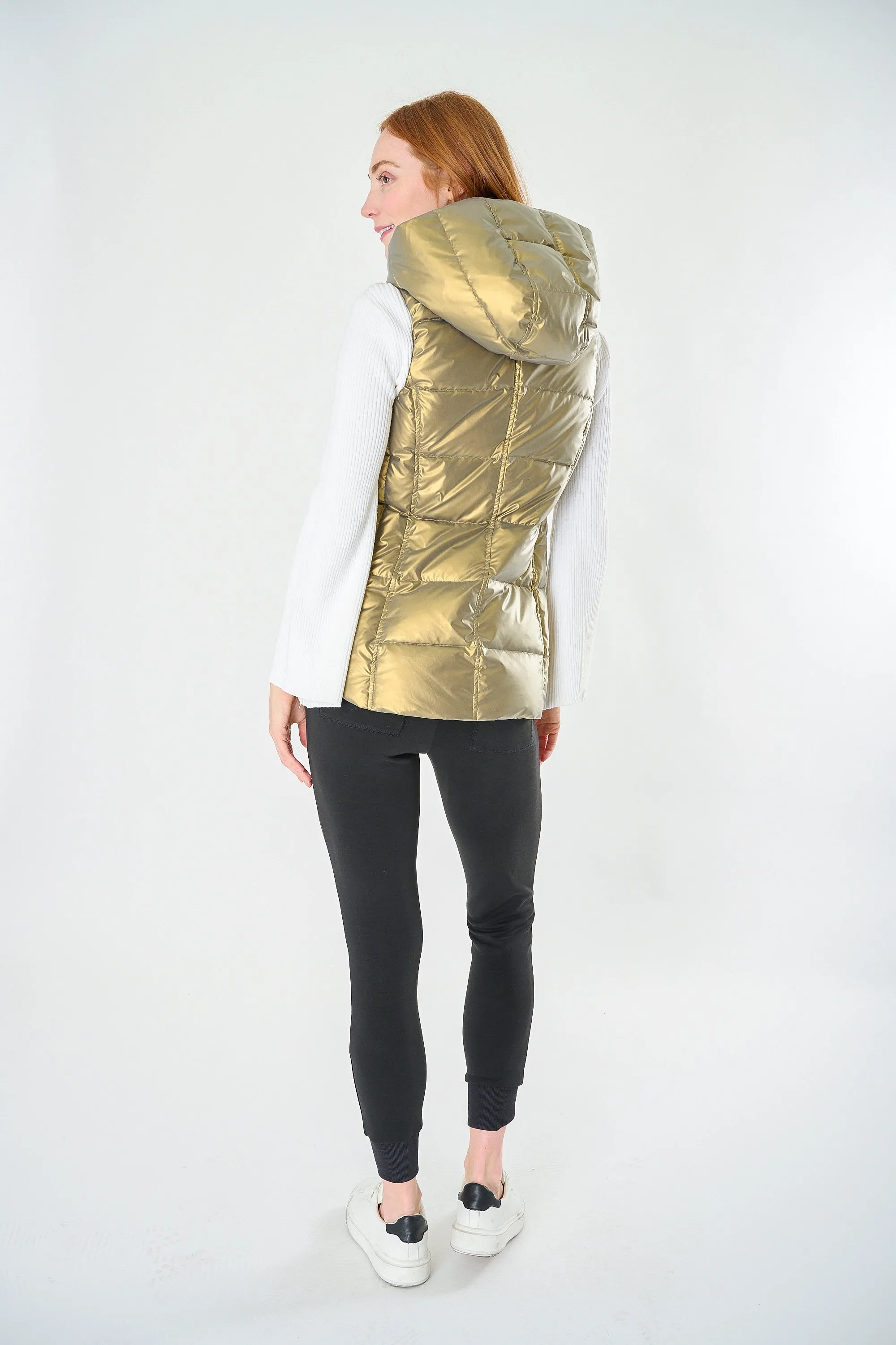 Cosmic Metallic Down Vest