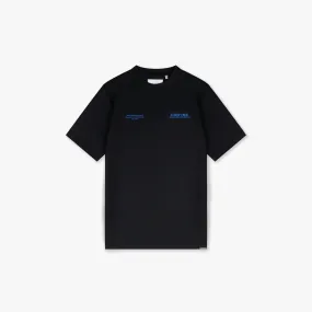 CROYEZ COLLECTION T-SHIRT - BLACK/COBALT