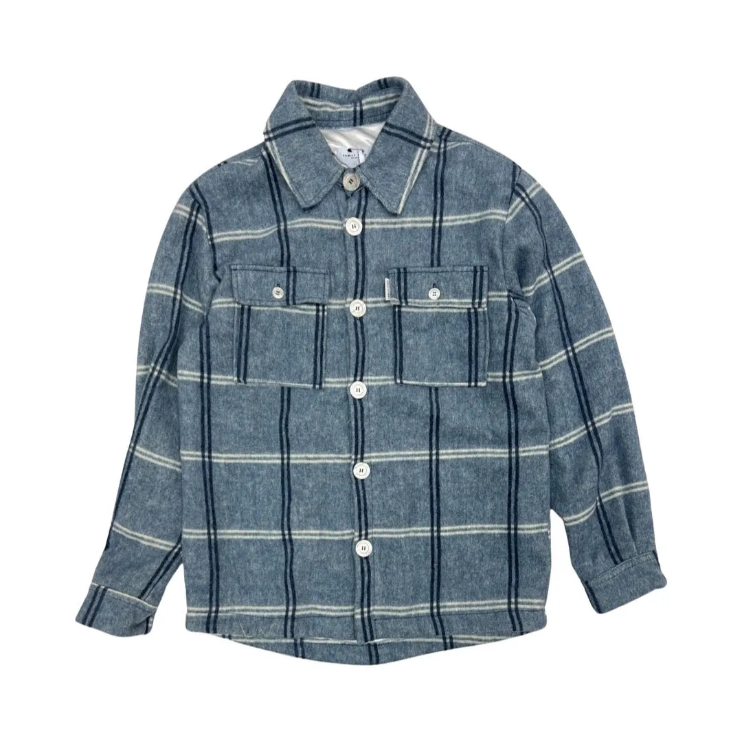 Family First Milano Quadri Jacket Shirt (Blue)