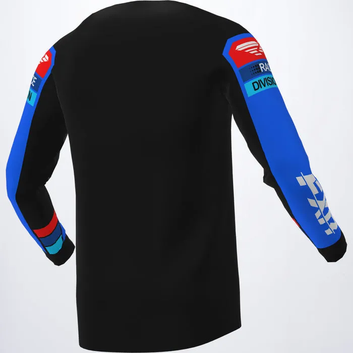 FXR Clutch MX Jersey Black/Blue/Red