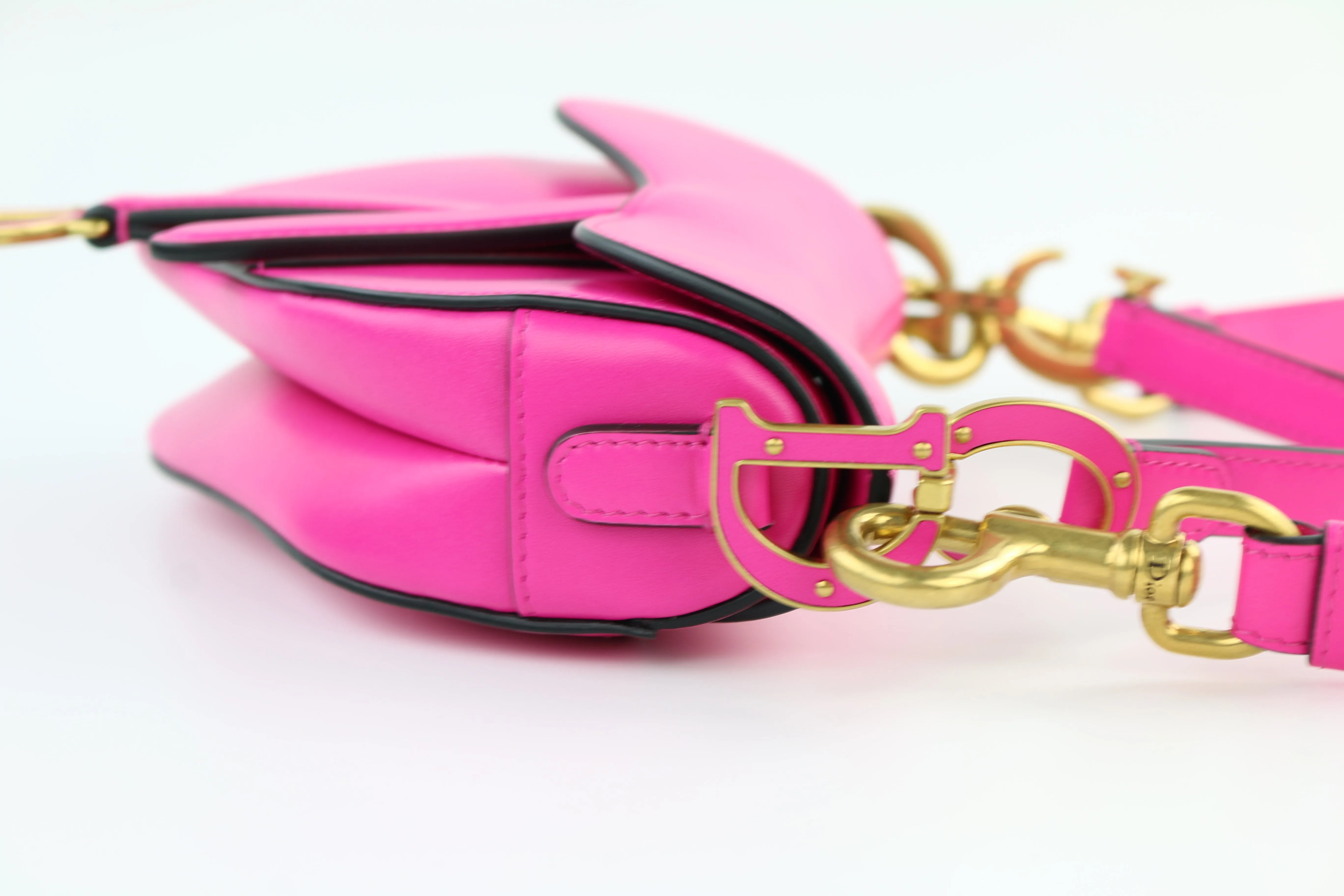 Hot Pink Mini Saddle Bag