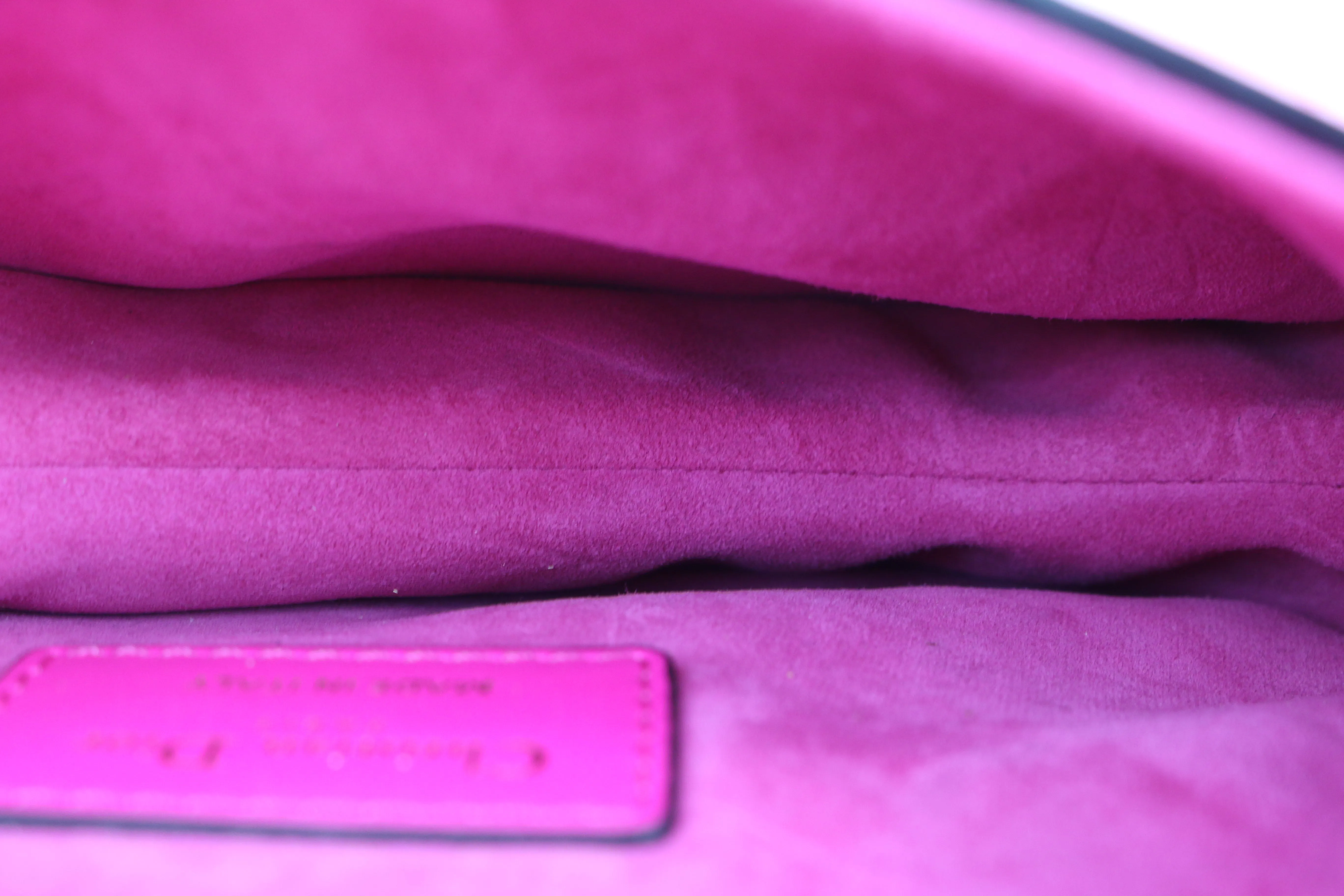 Hot Pink Mini Saddle Bag