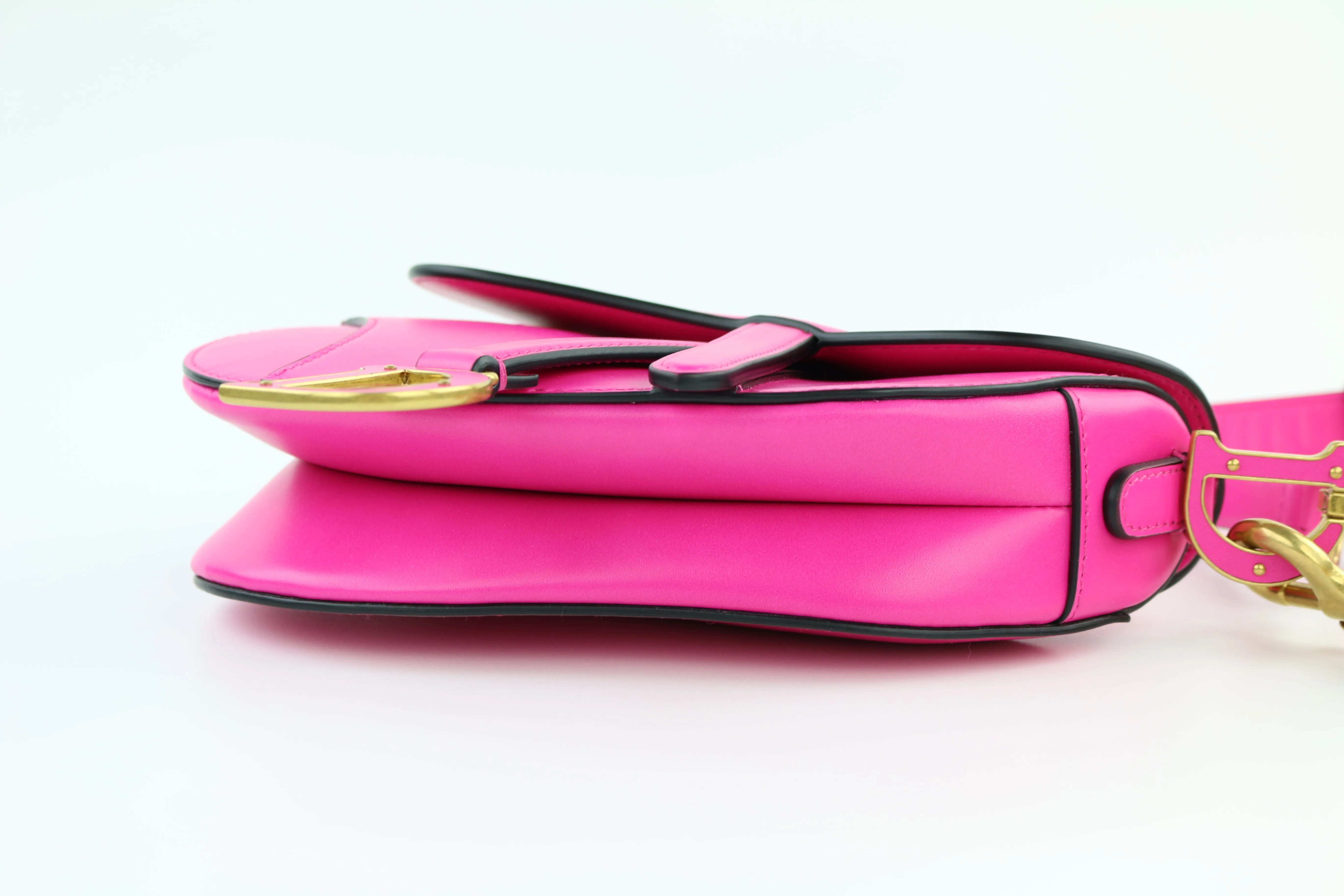 Hot Pink Mini Saddle Bag