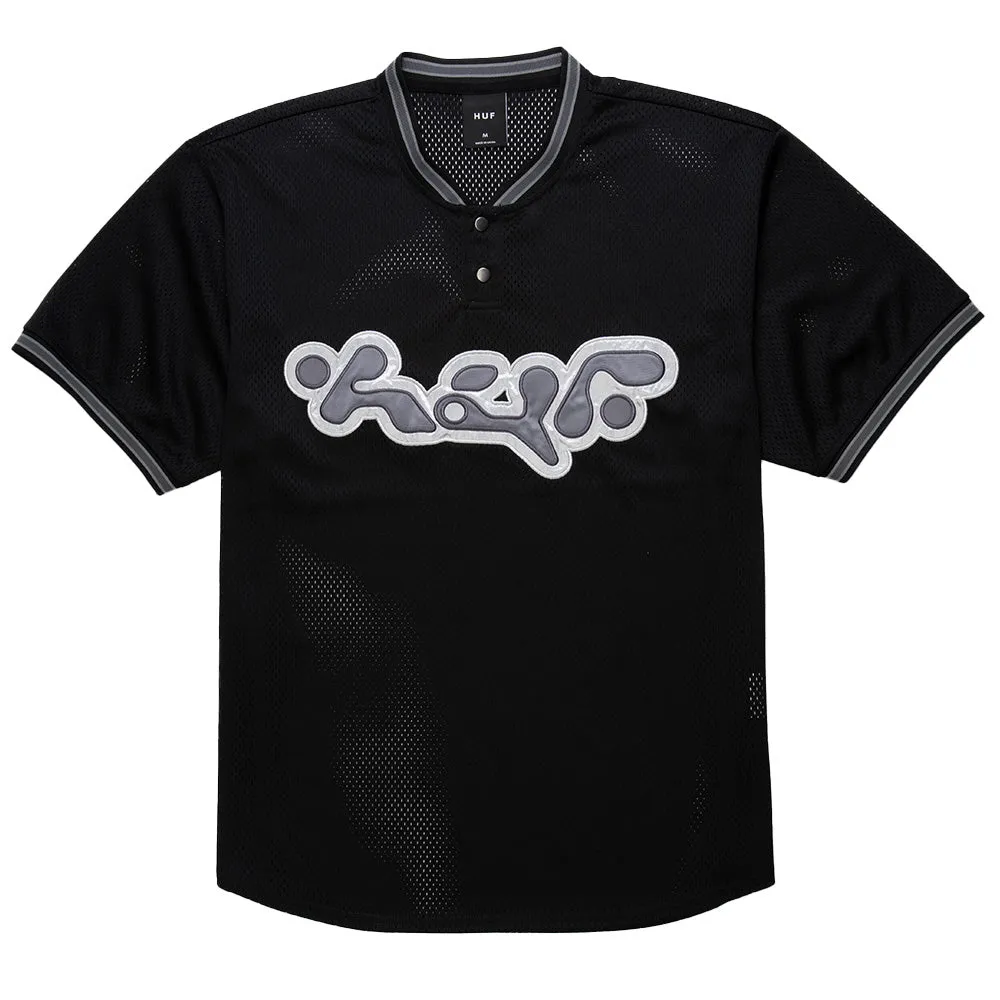 Huf Halftime Henley Jersey Black