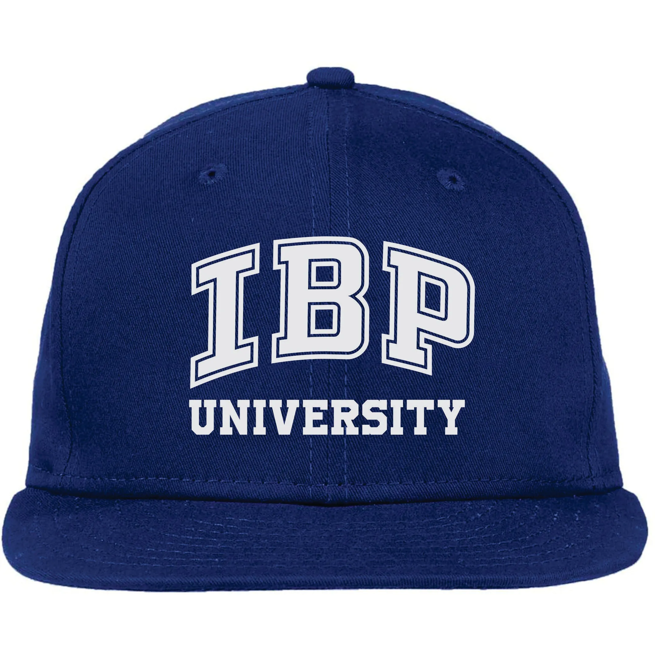 IBP University NEW ERA 9FIFTY BLUE Flat Brim Snapback HAT