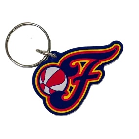 Indiana Fever Hi-Def Secondary Logo Key Ring Keychain