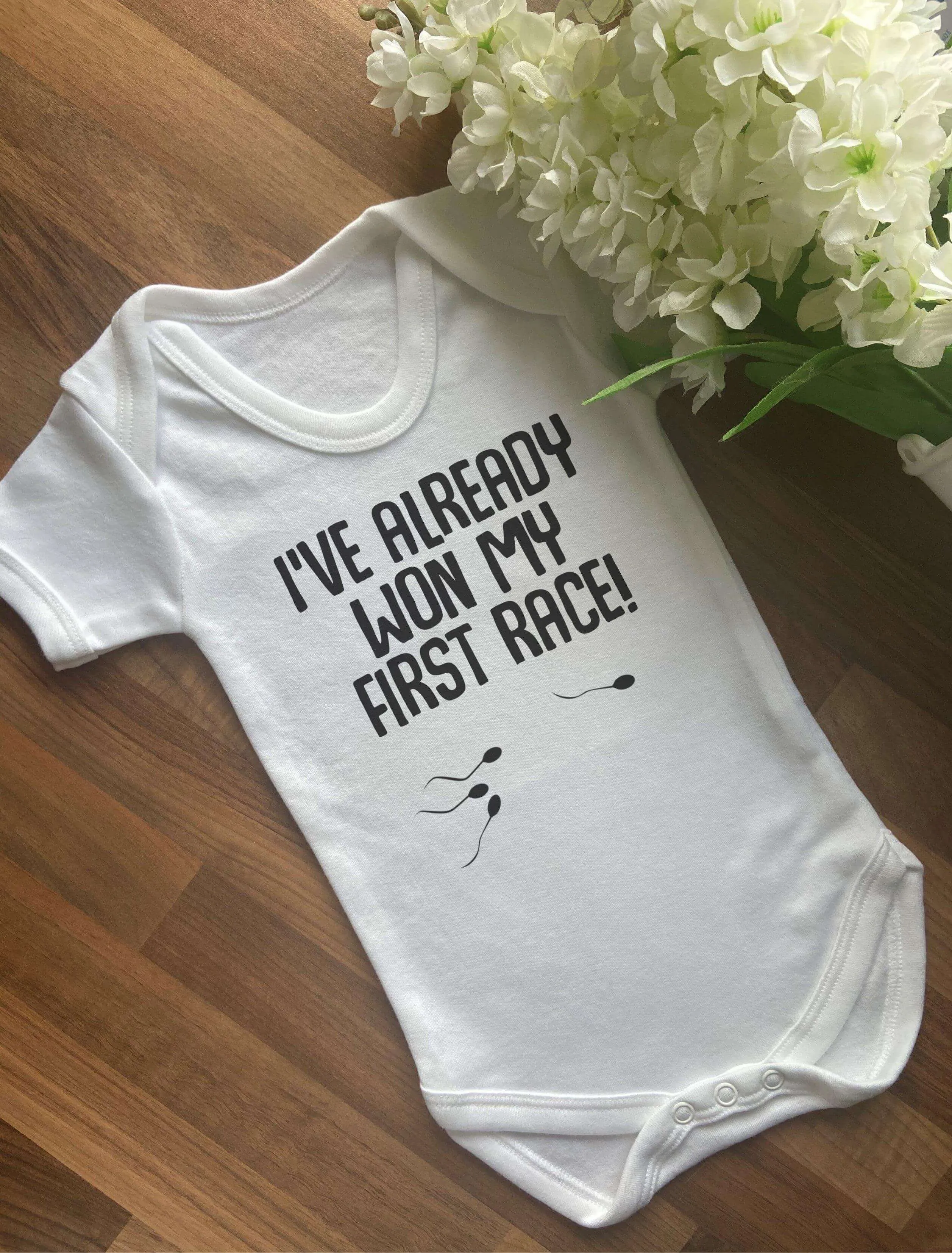 I've Already Won My First Race Baby Vest