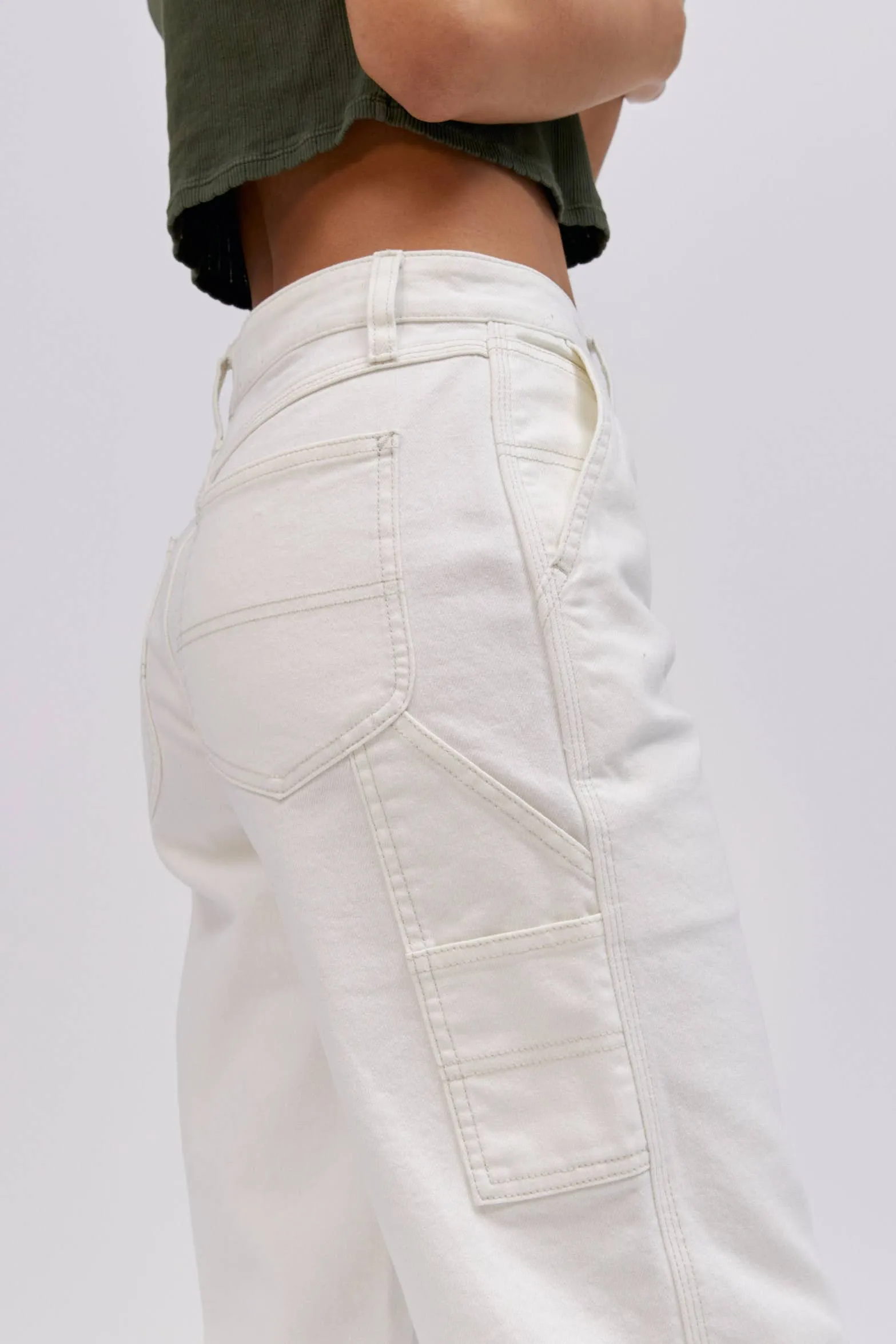 Lee x Daydreamer Workwear Pant in Ecru