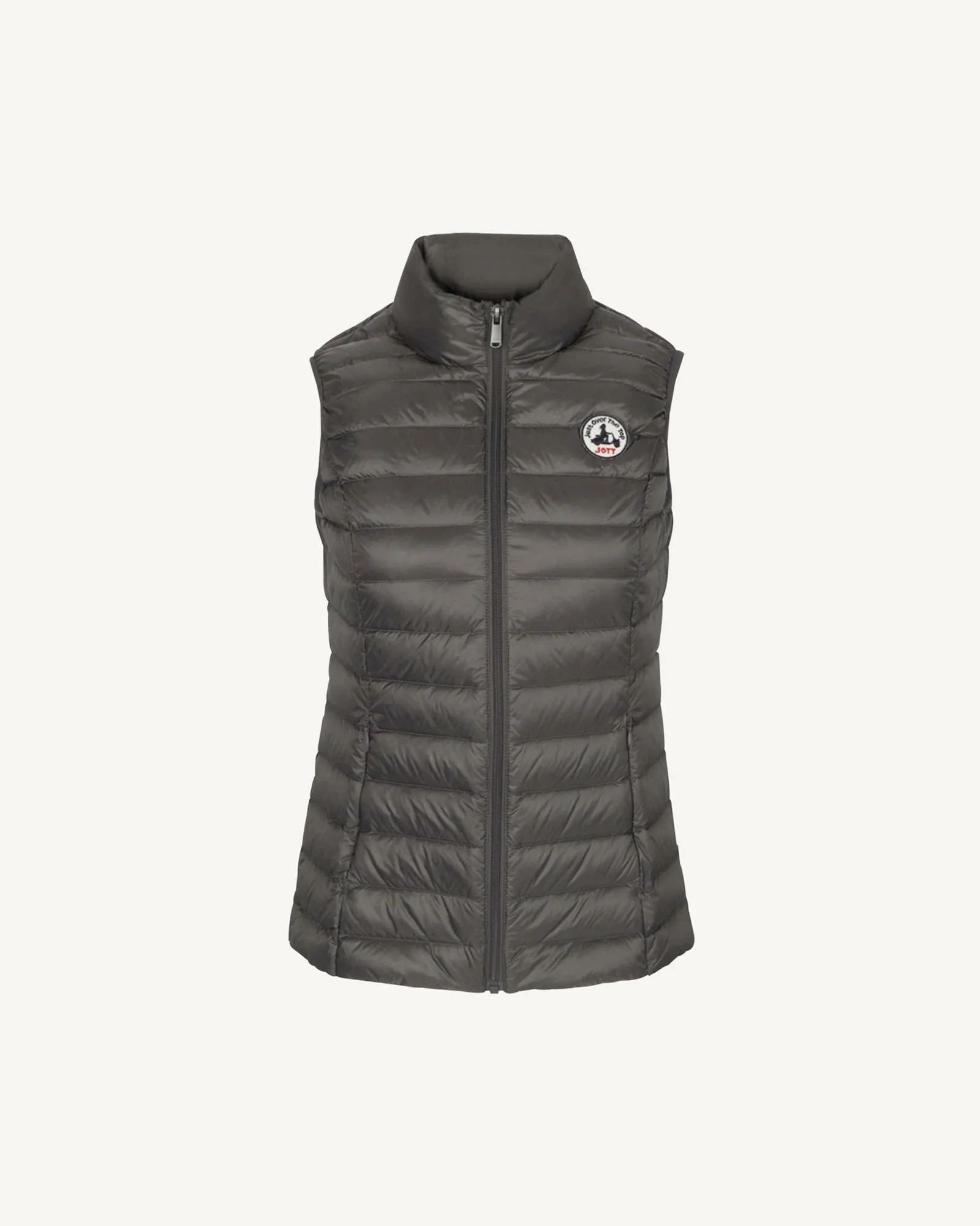 Light sleeveless down jacket Anthracite Seda