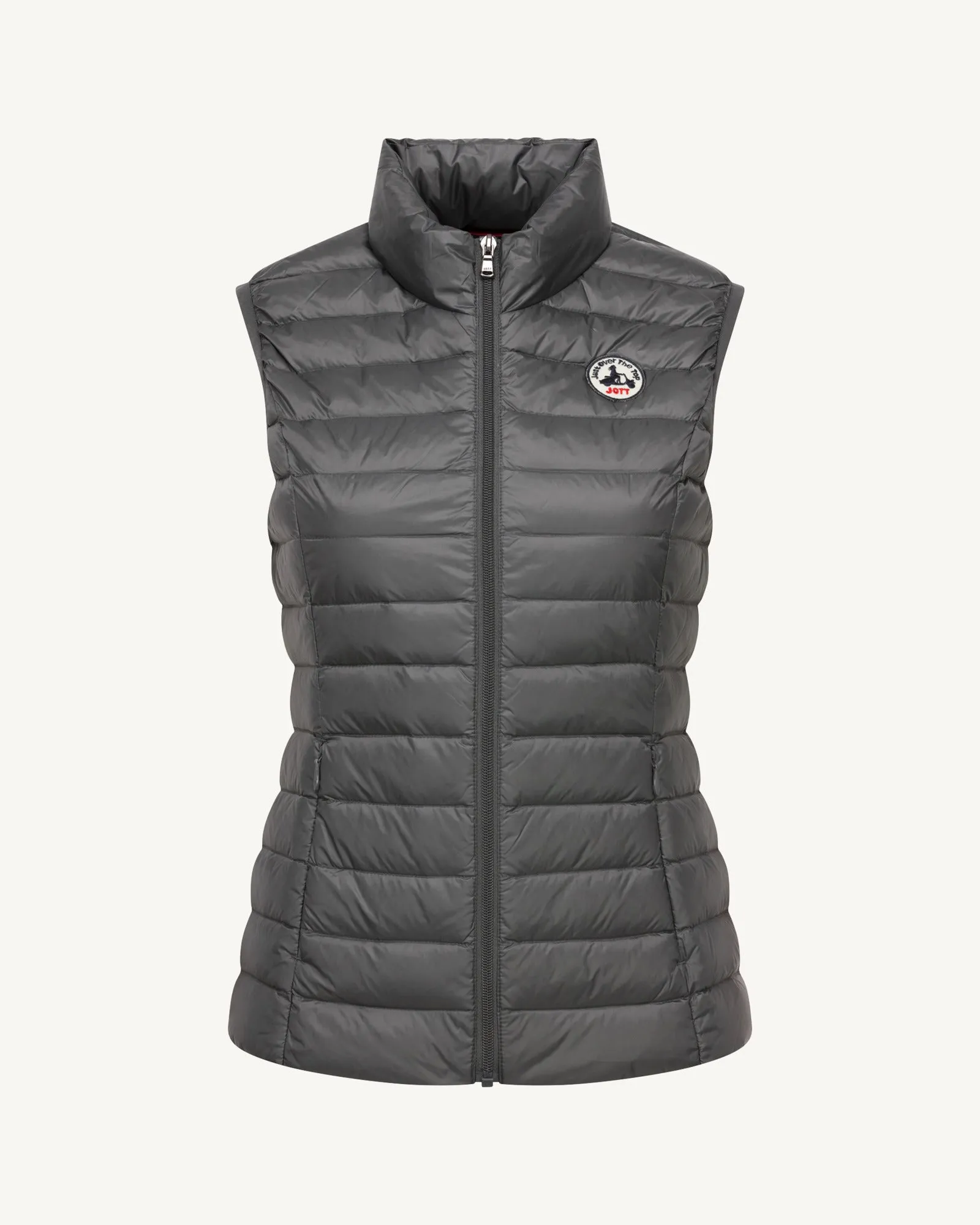 Light sleeveless down jacket Anthracite Seda