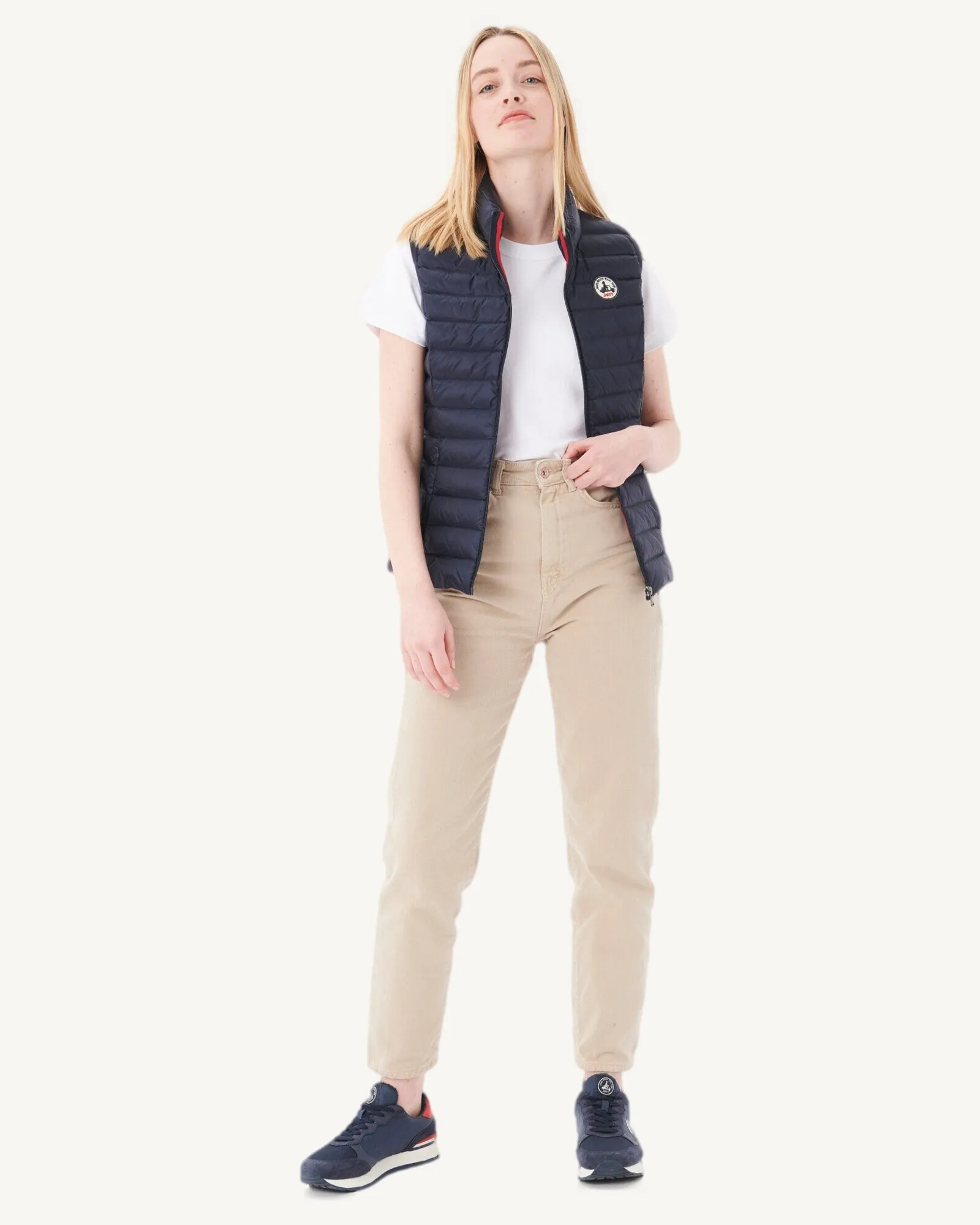 Light sleeveless down jacket Navy Seda