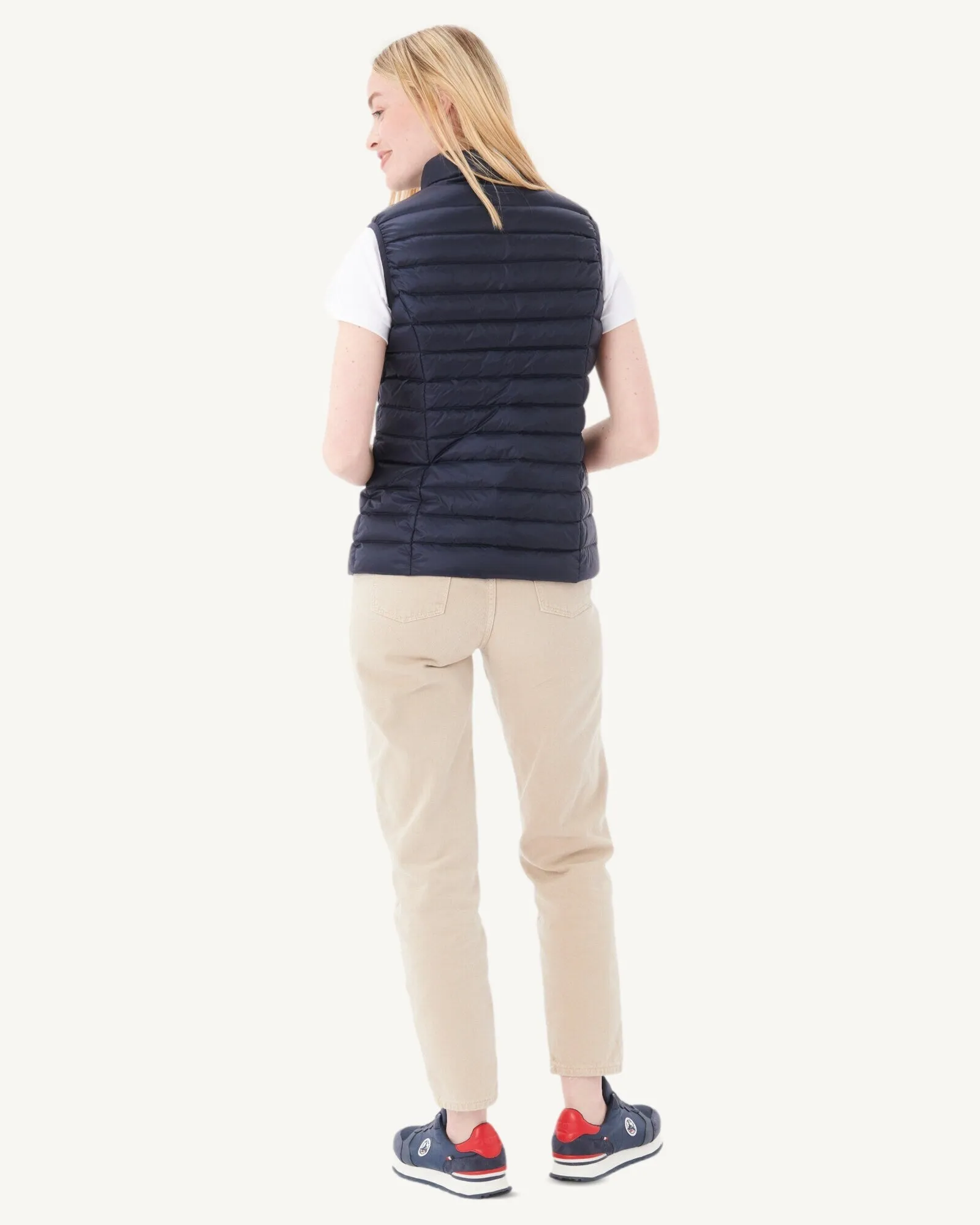 Light sleeveless down jacket Navy Seda