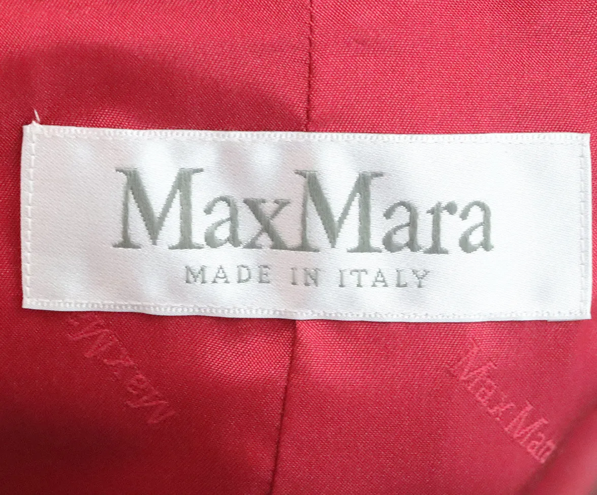 Max Mara Size Pink Cashmere Jacket sz 10