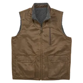 Men's Madison Creek | Teton Travel Twill & Sherpa Reversible Vest | Vintage