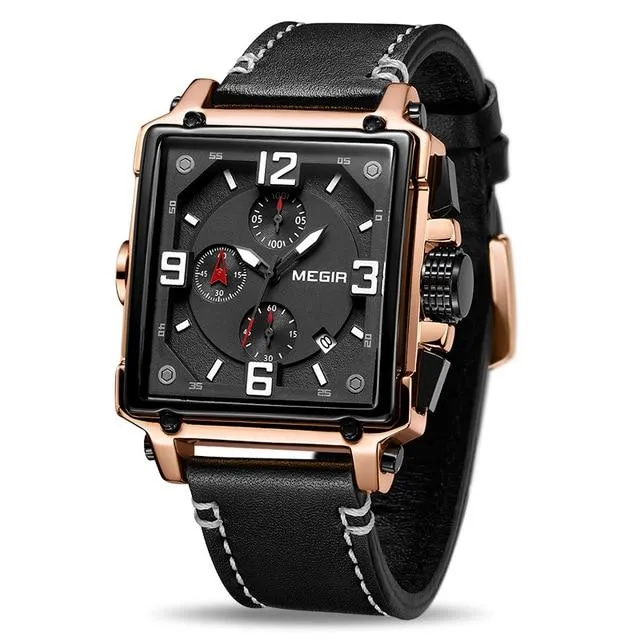 MGR™ Men's Stylish Leather Business Watch