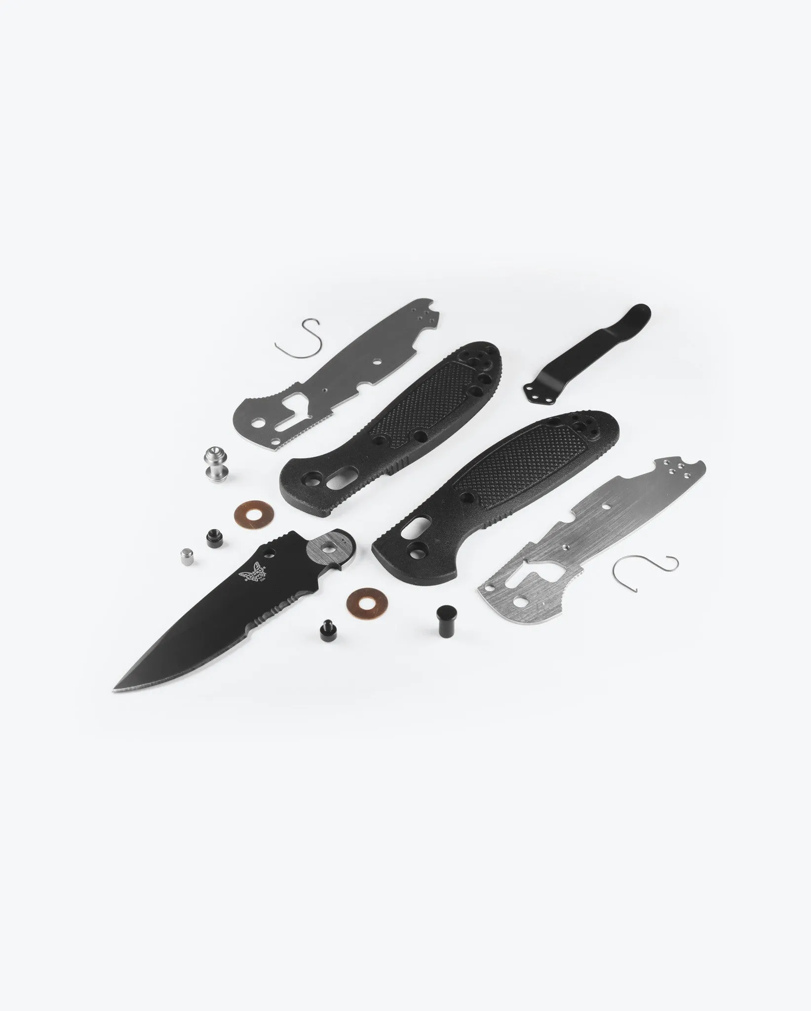 Mini Griptilian® | Black Grivory® | Drop-point