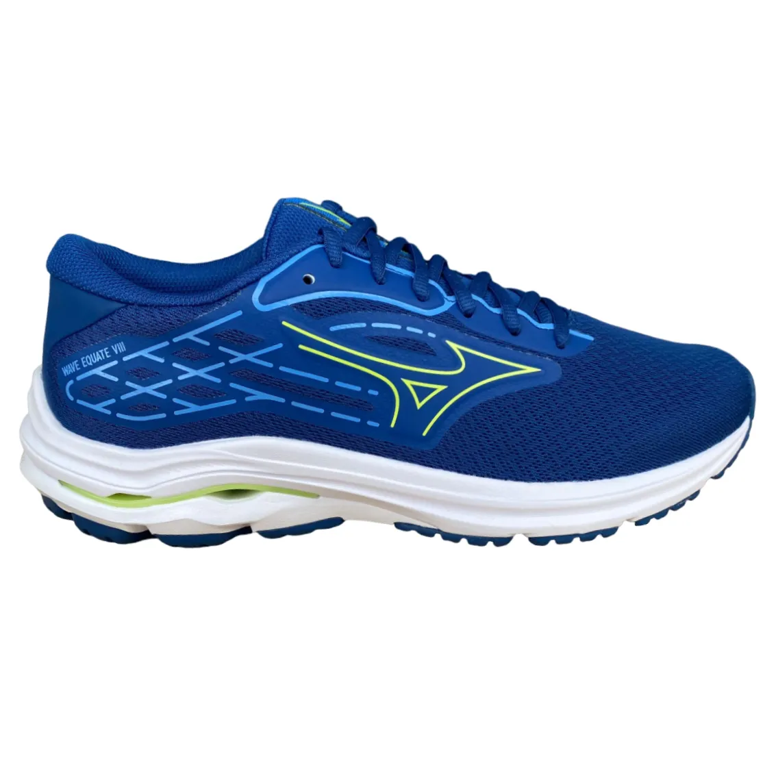 Mizuno men's running shoe Wave Equate 8 J1GC244802 blue green