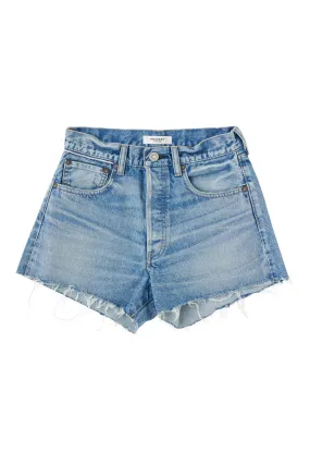 Moussy Denim Troppard Shorts in Light Blue