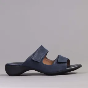 Mule Sandal in Navy - 12557