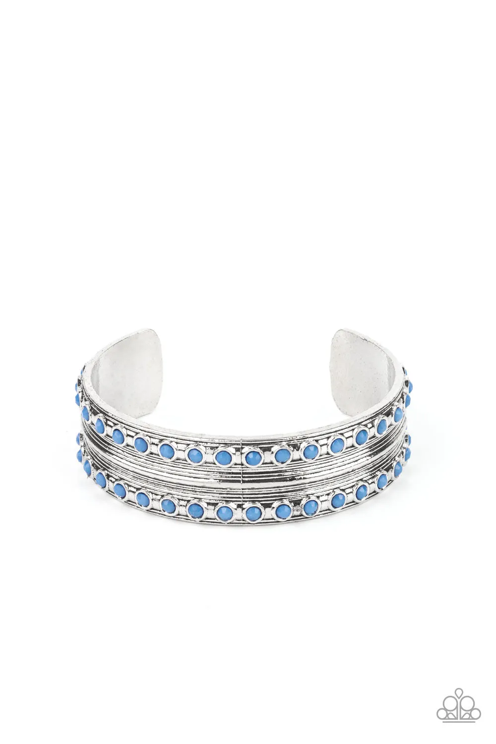 Paparazzi Costa Rica Retreat - Blue Cuff Bracelet