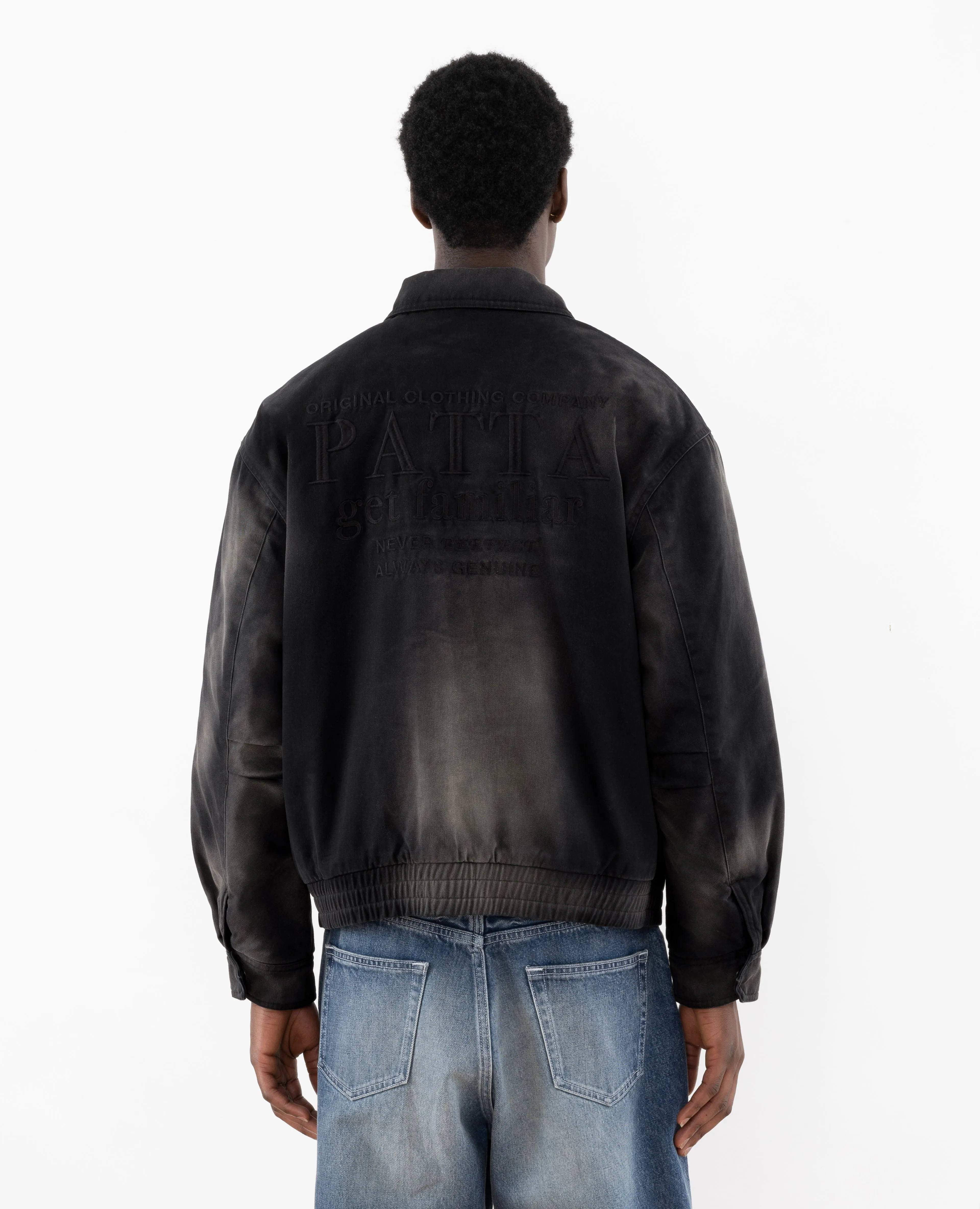 Patta Sun Bleached Jacket (Black)